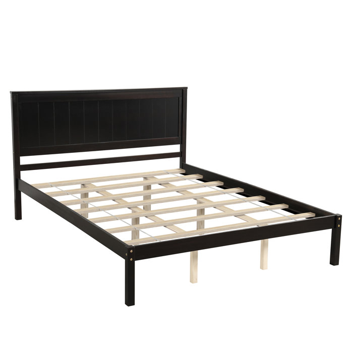 Red Barrel Studio® Buhr Wood Platform Bed With Headboard & Reviews